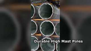 Leitfaden für hohe Mastmasten, Stadionbeleuchtung, Stahlmasten