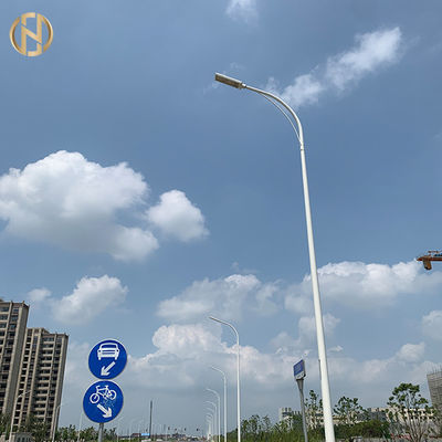 Stahl-Pole-Hersteller 12M galvanisierte einarmigen Stahlpfosten Straßenlaterne-Polen