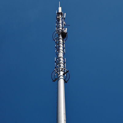 angepasste Verzinkte Stahlkommunikationsstange mit Antennenhalterungen