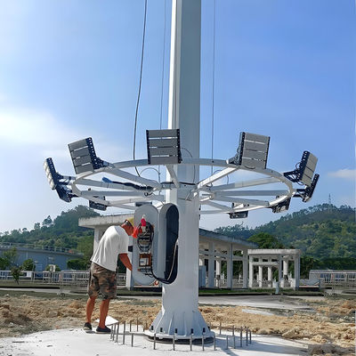 Fabrik-Direktlieferung 25 m 30 m hohe Mast-Licht verstellbare Lampe Pole elektrische Ausrüstung