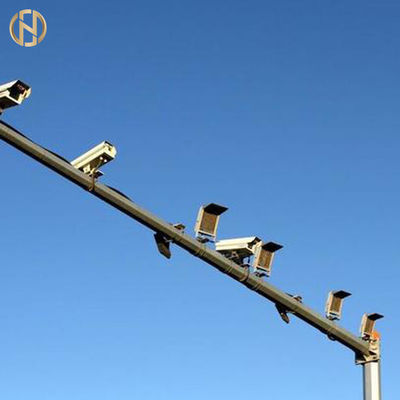 10-35M Height Überwachungskamera Pole galvanisierte Stahlüberwachungskamera Polen
