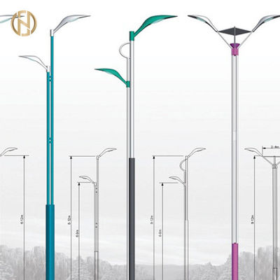 Achteckiges StraßenlaternePole Q345B einarmiger heller Pole 3-12M Height