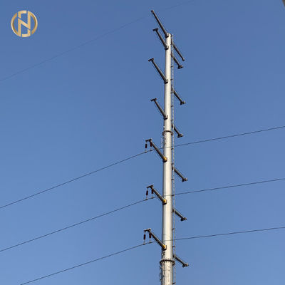 Galvanisierter Höhen-guter Erdbeben-Widerstand Electric Powers Pole 35m