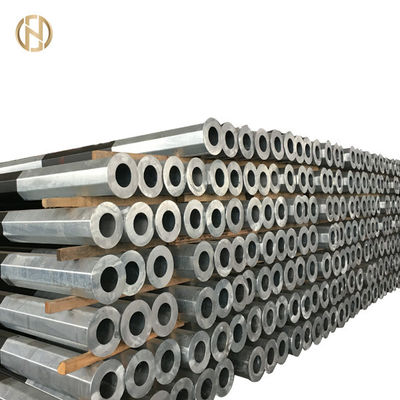 Metallstrommast Electric Power Pole 500daN 10.5M des 35FT 5KN Sicherheitsfaktor-2,0