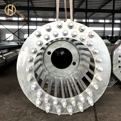 Hoher Mast galvanisierter heller Pole 30M 35M mit elektrischem anhebendem System