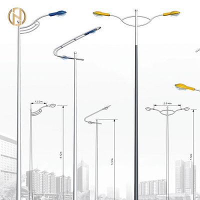 Achteckiges Form-StraßenlaternePole Q235B einarmiger Stahl-Pole