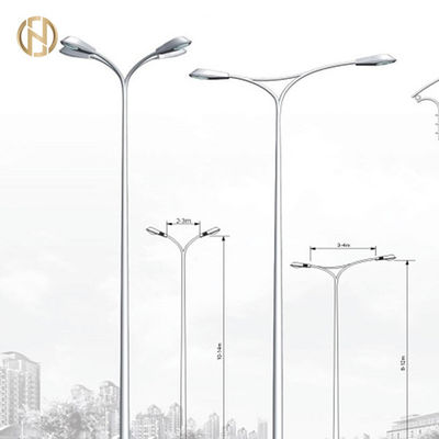 Galvanisiertes StraßenlaternePole 3M 6M 9M 12M Custom Octagonal Light Pole