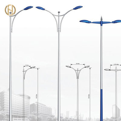 Berufshersteller 3M 4M 5M 6M 7M 8M 9M 10M galvanisierte StraßenlaternePfosten