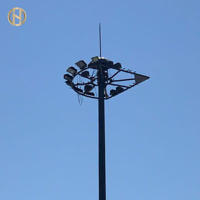 Örtlich festgelegte Art heißes Bad-galvanisierte Flut-helle Polen 60FT 65FT 70FT Dodecagon