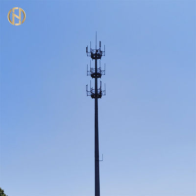 Weißes Pulver-überzogene Fernleitung Pole mit Bescheinigung ISO 9001