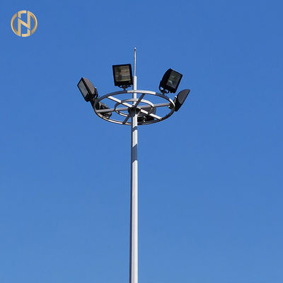 Galvanisierter und Sprühfarbe-hoher Mast-Polen 35M 40M Abschnitt 4 für Versandanschluß