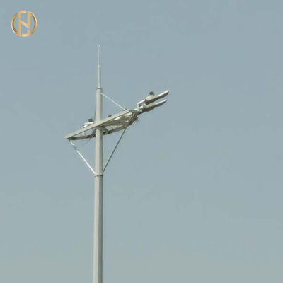 Mast-Straßenlaterne-Polen Octadecagon galvanisierte hohes heißes Bad 20M 30M 36M