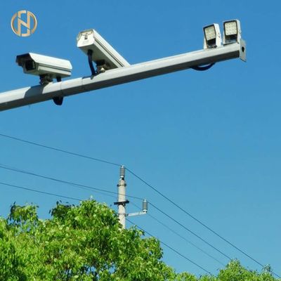 Stahlgalvanisations-lange Nutzungsdauer des Überwachungskamera-Laternenpfahl-85um