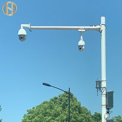 Polygonaler teleskopischer Überwachungskamera-Mast Überwachungskamera-Polen 11m