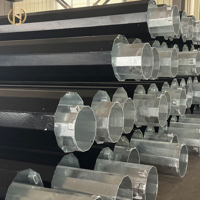 kaufen 9M-30M Galvanized Steel Electric Pole 110Kv Power Transmission Steel Tubular Towers & Accessories online manufacture