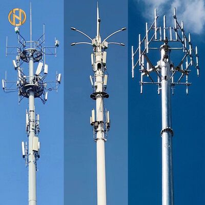 Kaufen Telekommunikationsmast Stahlmast für Südostasien feuerverzinkt und konstruiert nach den strukturellen Standards TIA EIA 222 G H online manufacture