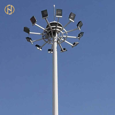 kaufen FUTAO Quelle Fabrik Galvanisierte 20m 30m hohe Mast Pole mit motorisiertem Lift-System Mehrköpfige LED-Licht für Fußball Tennis Stadion Global Export online manufacture