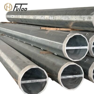 Kaufen 30 m hoher Mast Beleuchtungsmast   Polygonal galvanisierter Stahl für Stadion- und Seehafenbeleuchtung online manufacture