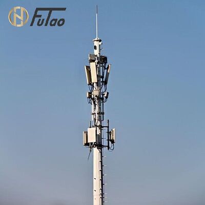 Kaufen 25m 30m 40m Hot Dip Galvanized Mobile Cell Tower -- Stahlkommunikationsturm für 5G drahtlose Antenne online manufacture