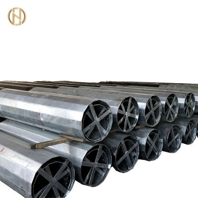 kaufen 21M 69KV galvanisierter Strommast galvanisierte den beständigen Stahlpfosten-Wind online manufacture
