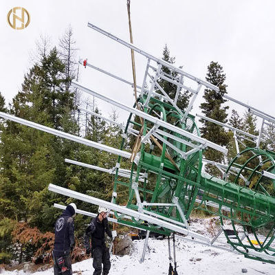 kaufen Galvanisierter Handy-Turm 25M 35M überschneiden,/Flansch-Verbindung online manufacture
