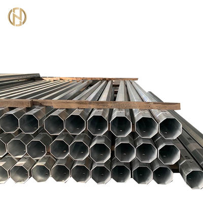 kaufen 9M galvanisierten Stahlstrommast 350daN 200daN für 11kv Netzverteilung online manufacture