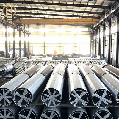 kaufen 161KV 25mm SS400 galvanisierte Gi-achteckiges StraßenlaternePole ISO10474 online manufacture