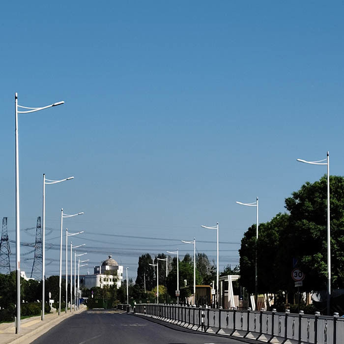 Anpassungsfähiger Designstiel für Sonnenstraßenbeleuchtung mit heiß verzinktem Stahl