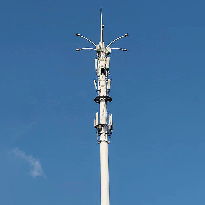 30 m Telekommunikationsstangen für Telekommunikationsstellen mit Winddruckberechnung