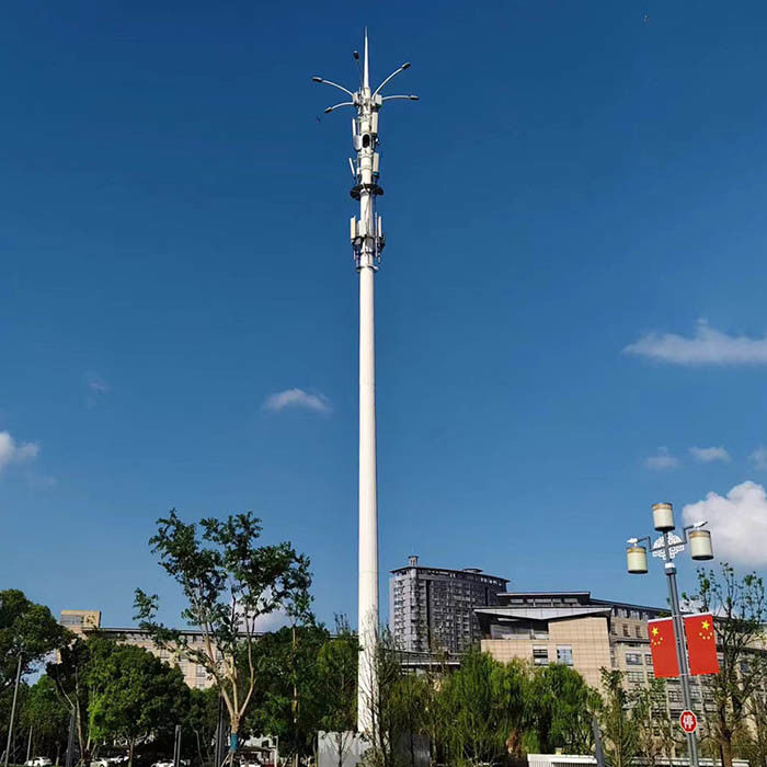 30 m Telekommunikationsstangen mit Antennen