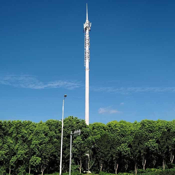 Hot Dip Galvanized Telekommunikationspost mit anpassbarer Höhe und Winddesign