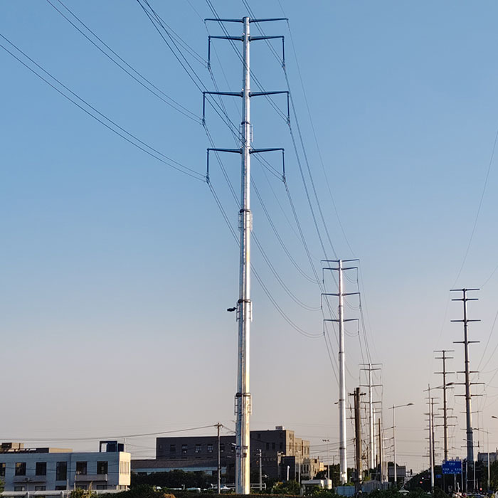 25FT-45FT achteckiger, polygonaler, feuerverzinkter Stahlmast für die elektrische Verteilung