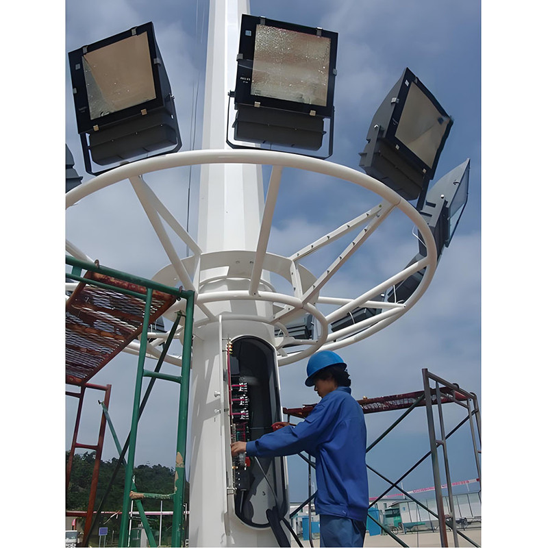 Fabrik-Direktlieferung 25 m 30 m hohe Mast-Licht verstellbare Lampe Pole elektrische Ausrüstung