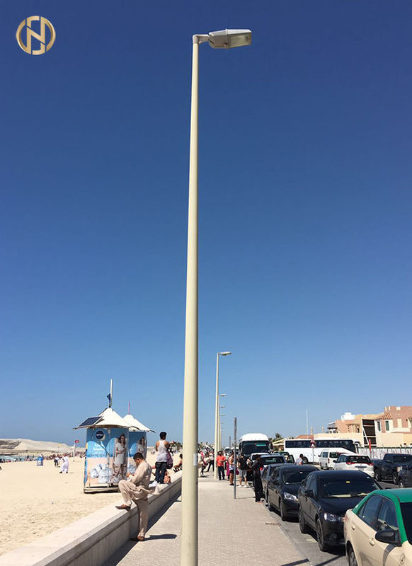 Achteckiges StraßenlaternePole Q345B einarmiger heller Pole 3-12M Height