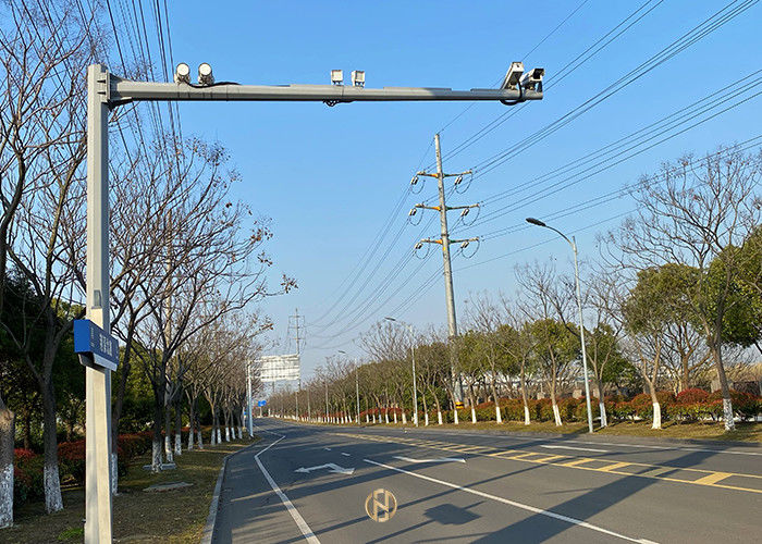 SGS Q345 8M Telescopic Cctv Pole L Art RAL-Standardfarbe
