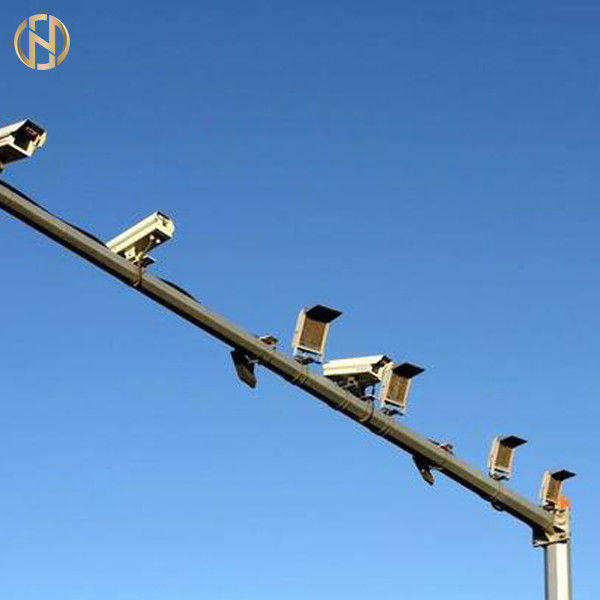10-35M Height Überwachungskamera Pole galvanisierte Stahlüberwachungskamera Polen
