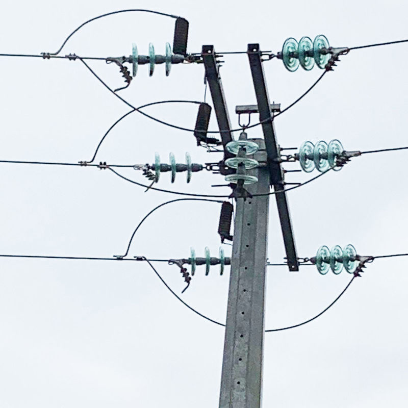 Crossarms-Versammlungen Verteilung 33KV 35KV 10000S für einzelne Pole-Struktur