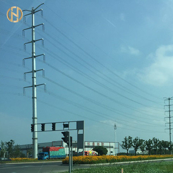 GETRIEBE-Pole 230KV 220KV Röhren- Stahl-Pole Stahlen Stardand