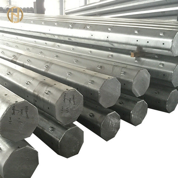 Achteckiges galvanisiertes Strommast-Stahlgetriebe Pole 70FT 75FT 90FT