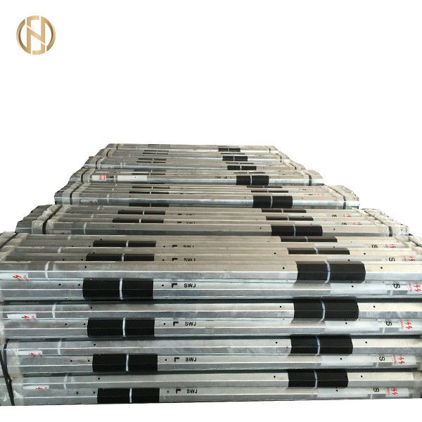 Höhe 10M Galvanised Power Pole galvanisierte Stahlpfosten 330daN 300daN