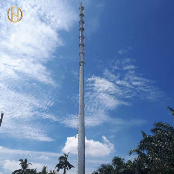 12 Seiten galvanisierten gut ausgeführtes Schweißen Eelectric-Strommast-35m 110FT