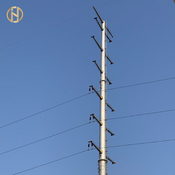 Galvanisierter Höhen-guter Erdbeben-Widerstand Electric Powers Pole 35m