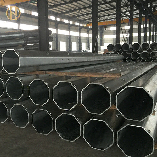 Grauer Metallstrommast für Monopole Turm 110FT ASTM A 123 des Getriebe-230KV