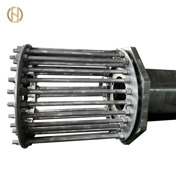 Flughafen-hoher Mast Pole mit Form des LED-Flut-Beleuchtungssystem-35M 40M Octadecagon