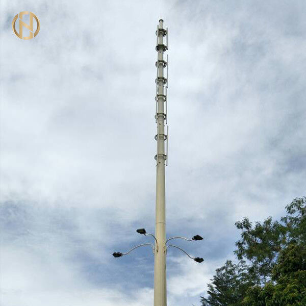 15-60M Steel Telecommunication Post   Monopole Telekommunikation ragt hoch