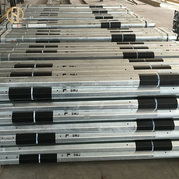 13.5M 45FT Pole-Zink-Farbachteckige Querschnittsform der Stahl-elektrischen Leistung