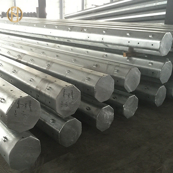45FT 13.7M achteckiger galvanisierter Stahl-Pole mit Hardware ISO 9001 bestätigt
