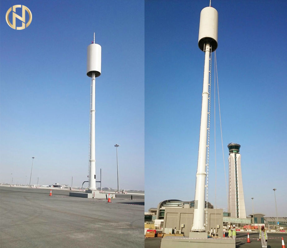 105 FT-Metallpolygon-Monopole Fernsehturm