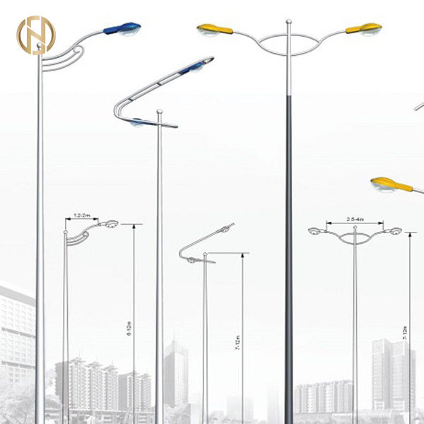 Achteckiges Form-StraßenlaternePole Q235B einarmiger Stahl-Pole