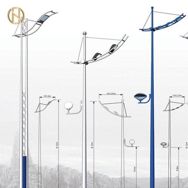 Polen der Straßenlaterne-10M achteckige Form-Stahllaternenpfahl mit einarmigem